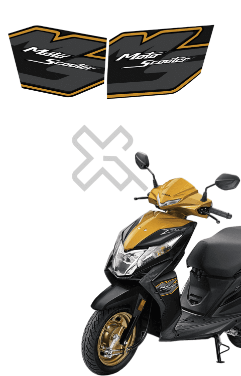 Dio Bs6 Front Sticker | Honda Dio Bs6 Front Graphics